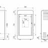 Печь DEFRO HOME PICO, 6,6 кВт, черная сталь