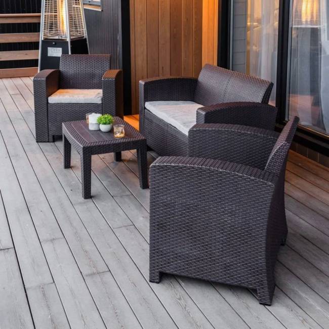 Комплект мебели LANA S коричневый