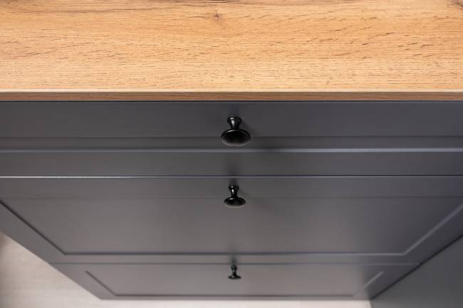 Две тумбы для обуви Остин цвет серый графит/дуб крафт золотой