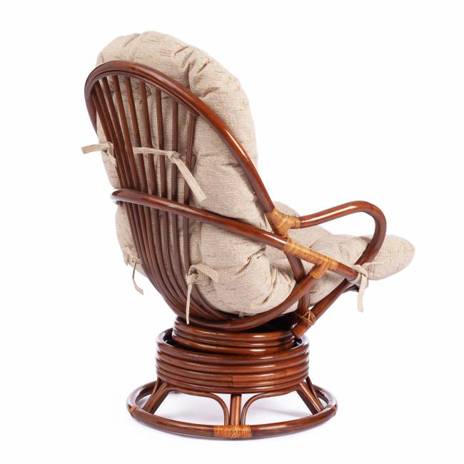 Кресло вращающееся "FLORES" 5005 /без подушки/ Pecan (орех) орех