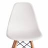 Стул барный Cindy Bar Chair (mod. 80-1) / 1 шт. в упаковке дерево бук/металл/пластик, 50 х 51 х 109 см, White (Белый) 70029/ натуральный белый