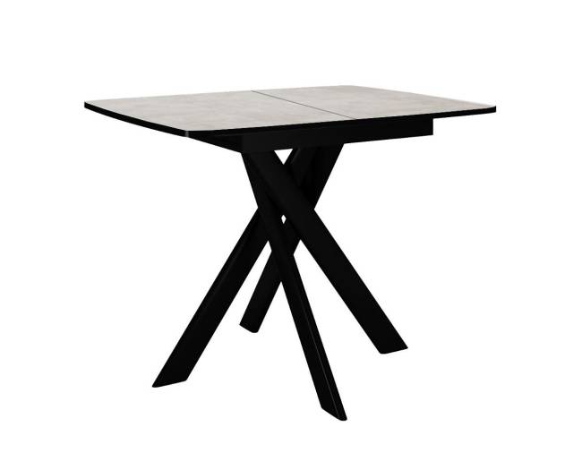 Стол DikLine DB110 Хромикс белый/опоры черные