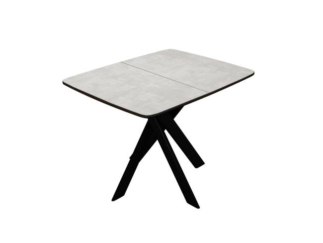 Стол DikLine DB110 Хромикс белый/опоры черные