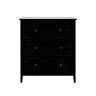 Комод Leset Токе 3 ящ. Чёрный