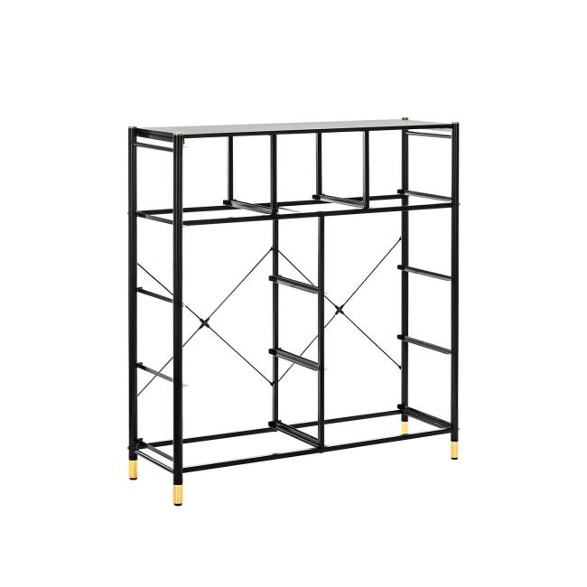 Комод Leset Хайди 9 ящиков Чёрный Чёрный