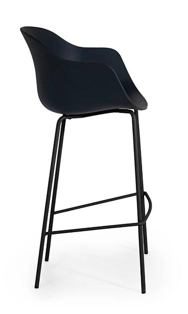 Кресло барное пластиковое Globe-K Bar тортора, серый 610х580х1120 мм Кресло барное пластиковое Globe-K Bar тортора, серый 610х580х1120 мм