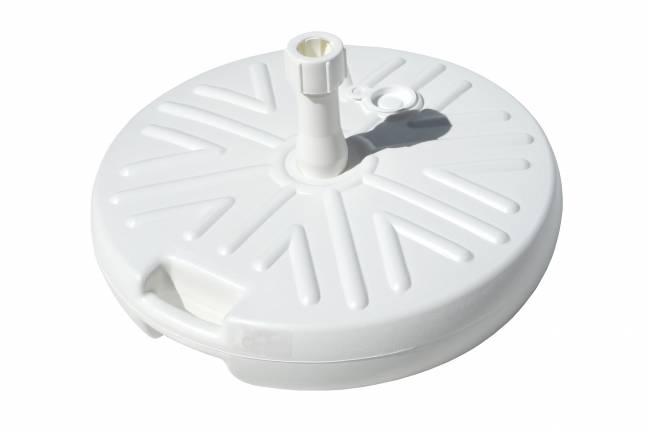 Подставка для зонта (пластик, кругая белая)