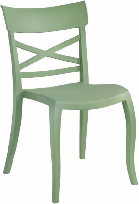 Стул пластиковый XSera-S зеленый 490х550х840 мм