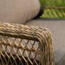 "Гранд Латте" лаунж-зона из искусственного ротанга, цвет соломенный