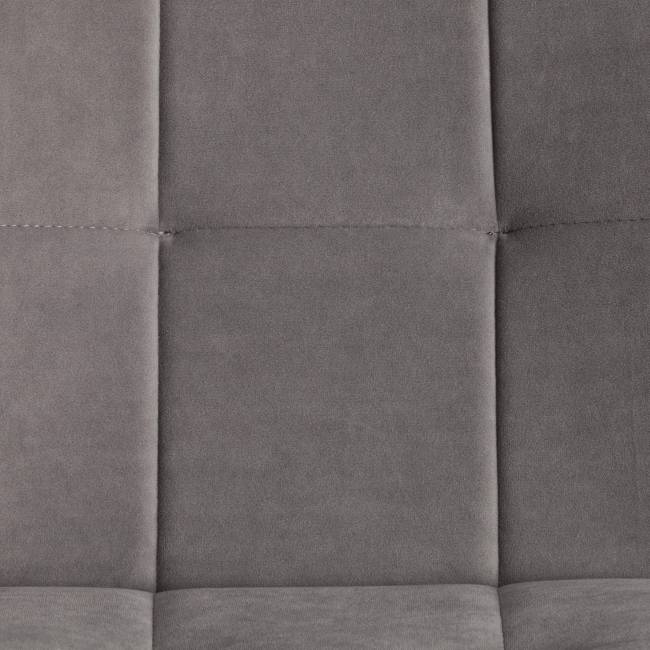 Барный стул  Bari/Бари велюр, серый, 29, 45х56х110 см серый велюр