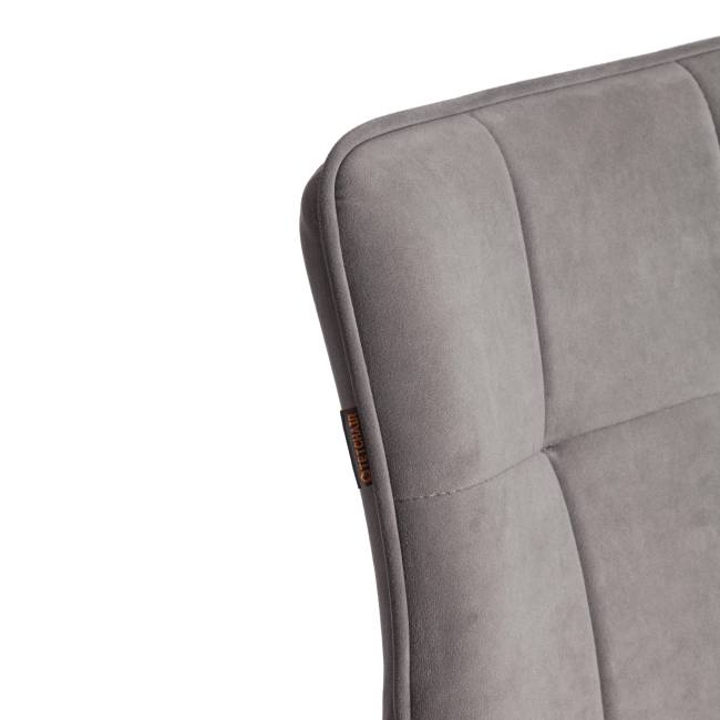 Барный стул  Bari/Бари велюр, серый, 29, 45х56х110 см серый велюр