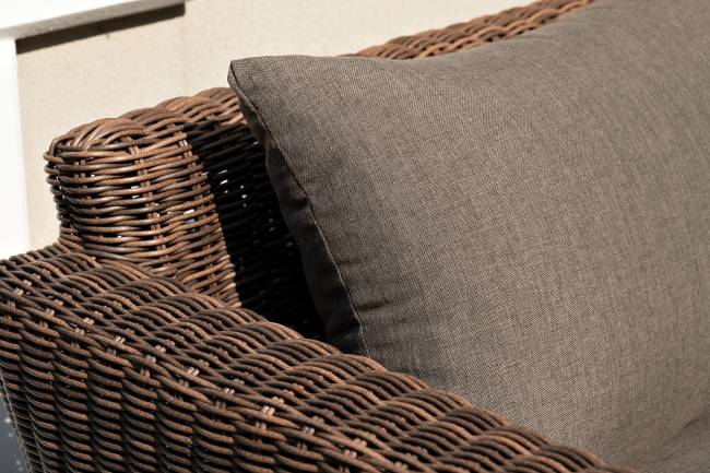 "Капучино Сингл" лаунж-зона из искусственного ротанга, цвет коричневый "Капучино Сингл" лаунж-зона из искусственного ротанга, цвет коричневый