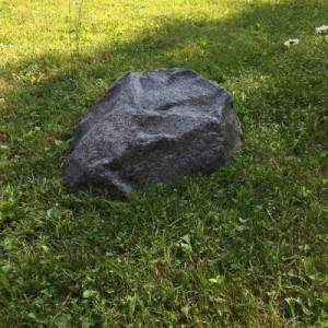 Искусственный валун "ЛЮКС", D50, тёмно-серый Искусственный валун "ЛЮКС", D50, тёмно-серый