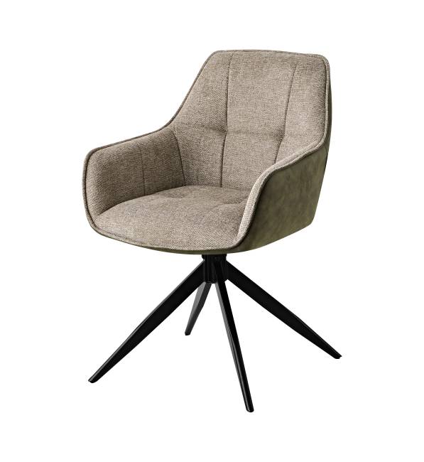 Стул обеденный Alba экокожа коричневый