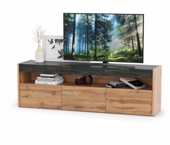 Тумба под ТВ 13.272 цвет дуб вотан/интра Тумба под ТВ 13.272 цвет дуб вотан/интра