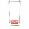 Качели плетеные Lisa Swing голубой, оранжевый 730х650х1750 мм
