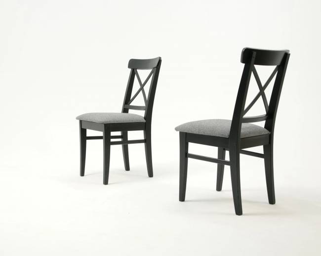 Стул Ингольф ПМ чёрный/графит