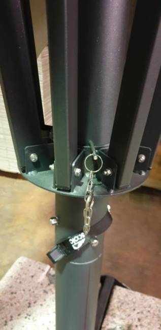 Зонт профессиональный телескопический 5х5 м Capri Dark антрацит, слоновая кость 5000х5000 мм Зонт профессиональный телескопический 5х5 м Capri Dark антрацит, слоновая кость 5000х5000 мм