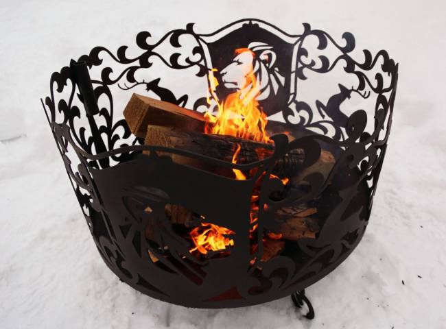 Костровая чаша "Лев" Костровая чаша "Лев"