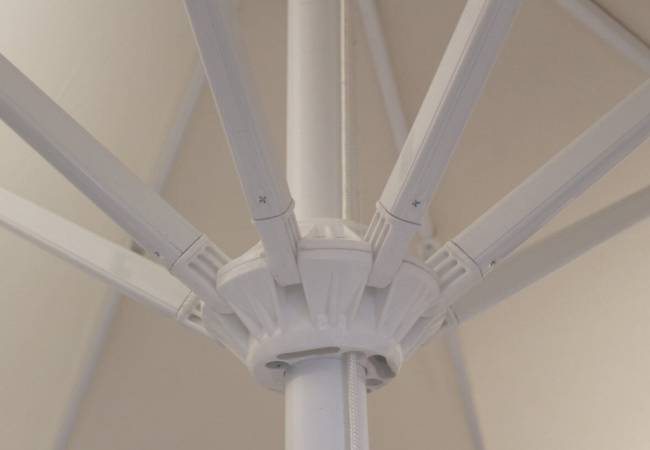 Зонт профессиональный 3х3 м Avocado белый, бежевый 3000х3000 мм