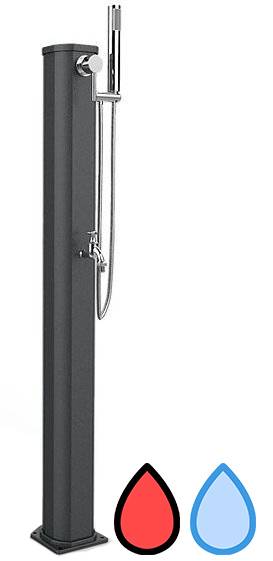 Душ уличный для ног Jolly Go JG 185 антрацит 200х185х1150 мм Душ уличный для ног Jolly Go JG 185 антрацит 200х185х1150 мм