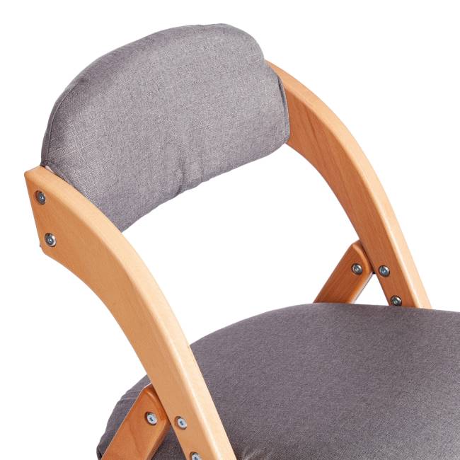 Стул FRUTTO (mod. 05) дерево, серый хлопок , 46,5 x 60 x 77 см, Grey (Cерый) А 13/ натуральный Стул FRUTTO (mod. 05) дерево, серый хлопок , 46,5 x 60 x 77 см, Grey (Cерый) А 13/ натуральный