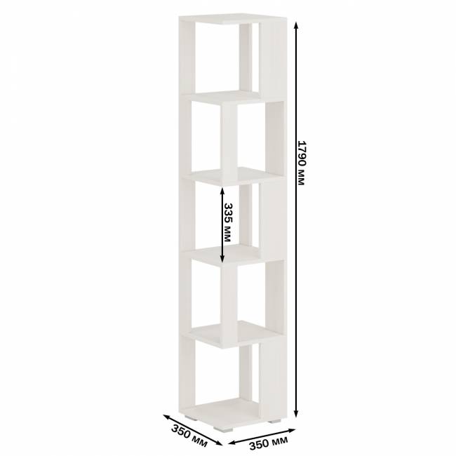 Комплект их 3-х открытых стеллажей цвет венге/дуб лоредо