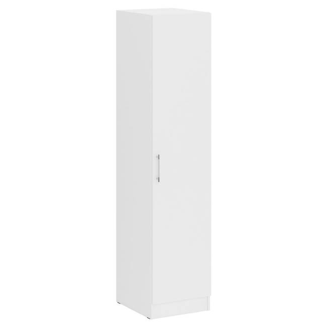 Кровать белая двуспальная 1400 с пеналом Стандарт цвет белый