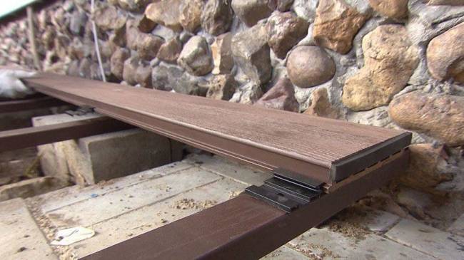 Террасная доска WOOZEN DN25 от LG HAUSYS, цена за пог. метр