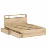 Кровать с ящиками Камелия 1400 цвет дуб сонома Кровать с ящиками Камелия 1400 цвет дуб сонома