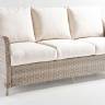 Комплект  для отдыха "Кефалония" №2, из искусственного ротанга , 1+2+2, песочный, бежевый
