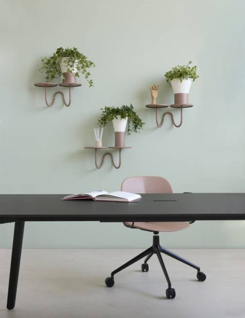 Ваза для цветов Mimosa лен, тортора Ø245х250 мм Ваза для цветов Mimosa лен, тортора Ø245х250 мм