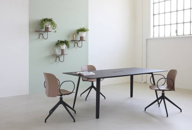 Ваза для цветов Mimosa лен, тортора Ø245х250 мм Ваза для цветов Mimosa лен, тортора Ø245х250 мм