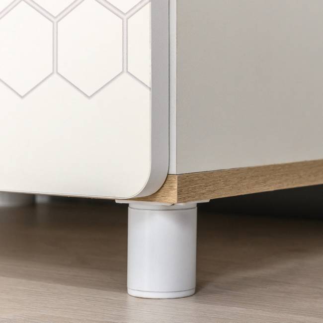 Детская стенка Эйп цвет белый/дуб белый Детская стенка Эйп цвет белый/дуб белый