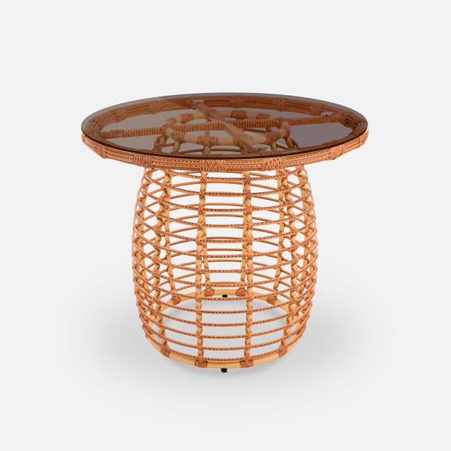 Стол Lotus D930 СТ обеденный (с упаковкой) Индийское дерево, RAL 1014, CT.Бронза