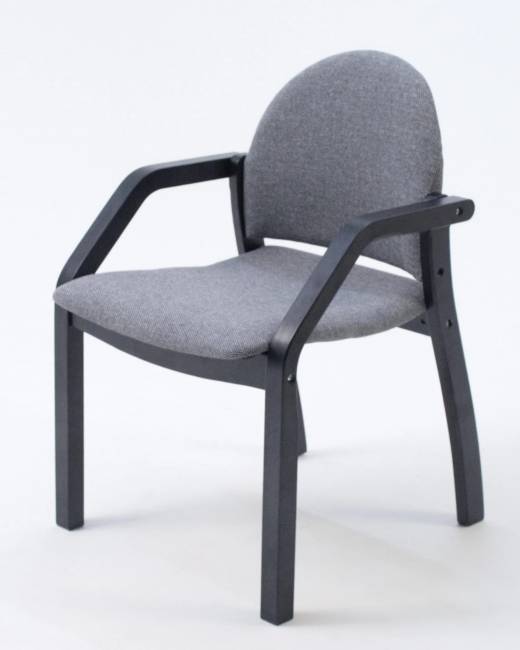 Стул-кресло Джуно 2.0 чёрный/графит Стул-кресло Джуно 2.0 чёрный/графит