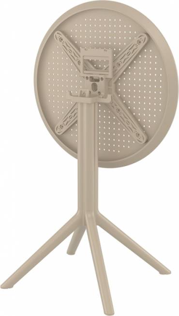 Стол пластиковый складной Sky Folding Table 60 бежевый 600х740 мм